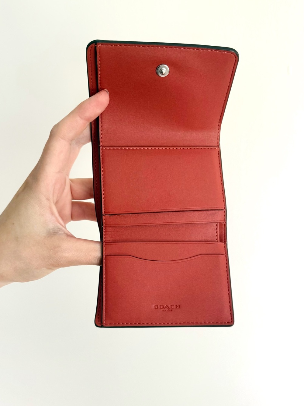 Coach | Card Holder Wallet In Signature Canvas - Picture 9 of 13